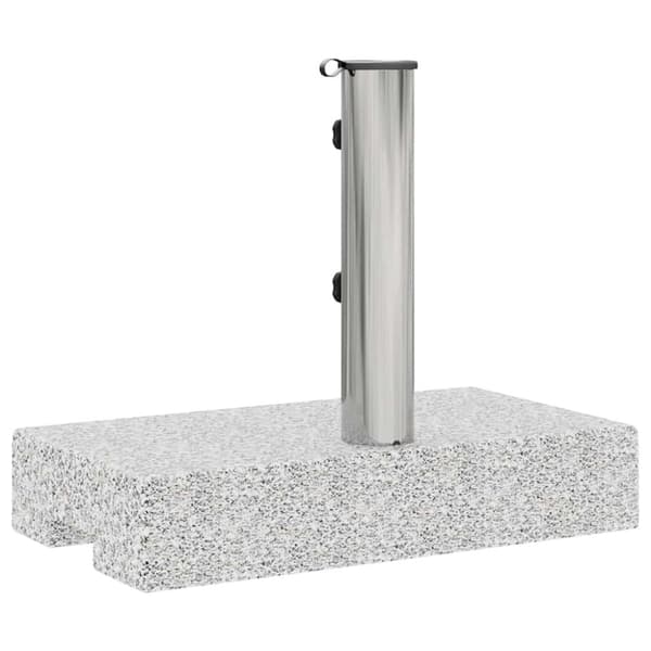 Parasollfot granit rektangulär 25 kg