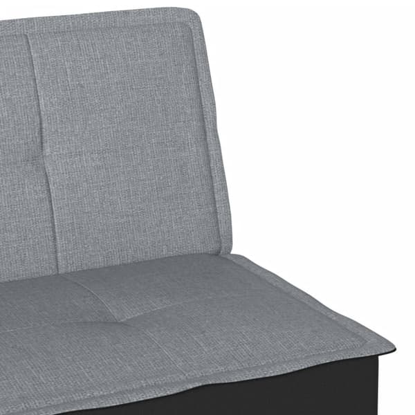 Bäddsoffa ljusgrå tyg