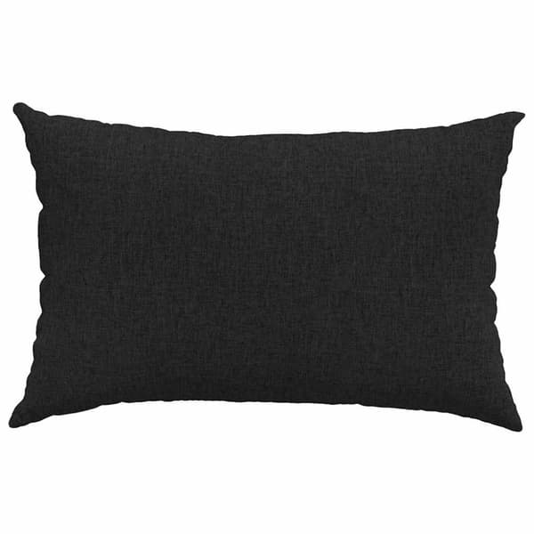 Sofakuddar 2 pcs Svart 60 x 40 cm tyg