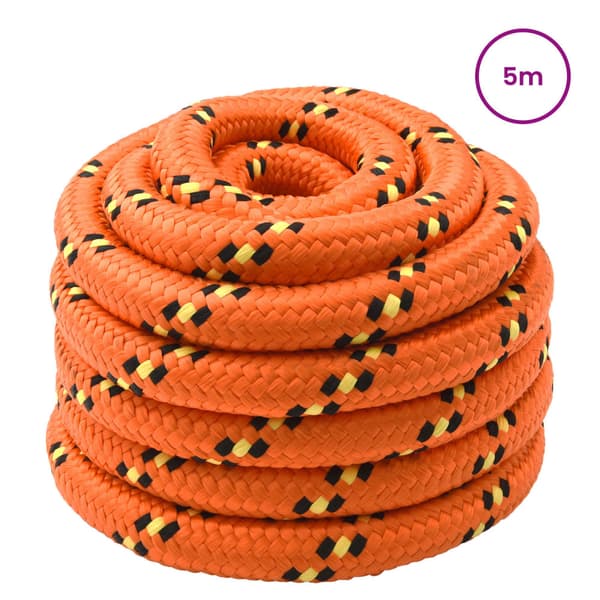 Båtsnöre 4 mm 5 m Orange