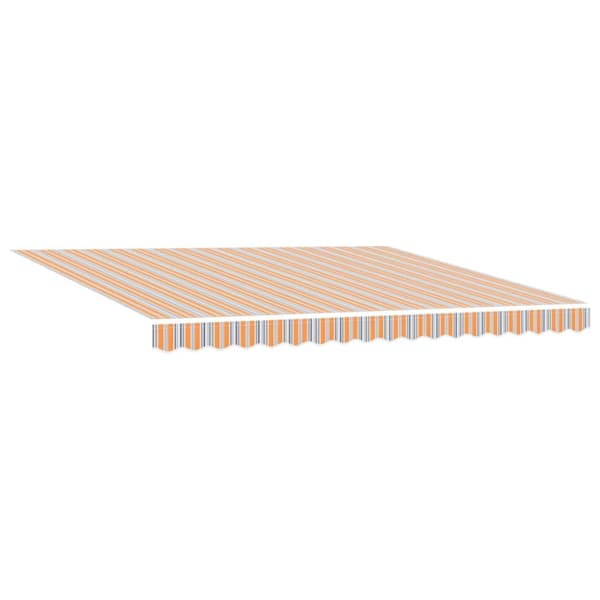 Markis tyg Flerfärgsdesign 400 × 350 cm Polyester