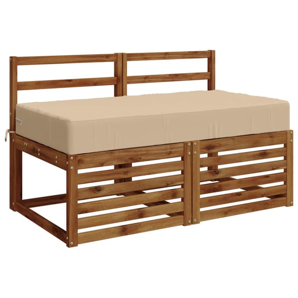 Sittkudde SOEST 100% Polyester Gräddvit 120 x 60 x 15 cm