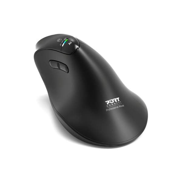 PORT - mus - 2.4 GHz, Bluetooth - svart