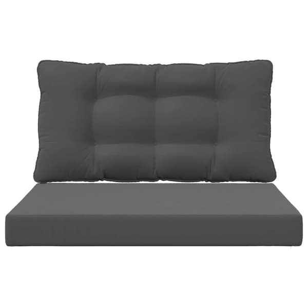 Utomhus Soffa Kudde 2 pcs Antracit Polyester