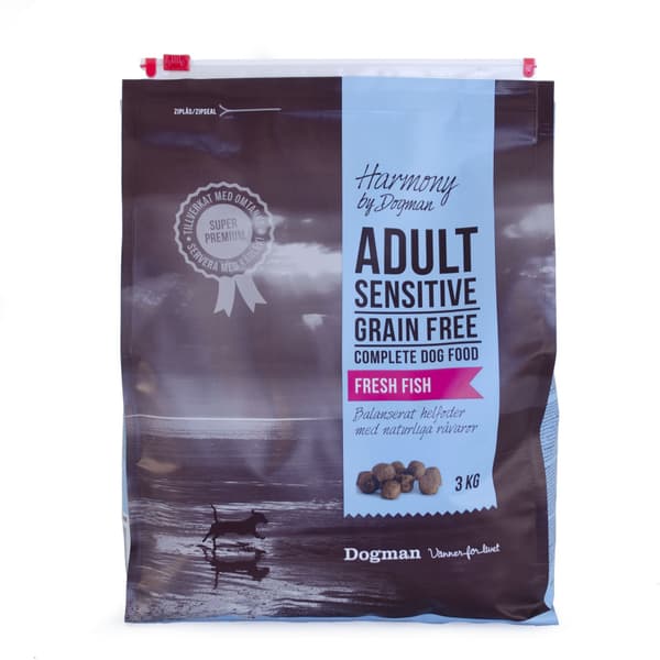 Adult Sensitive spannmålsfritt hundfoder 3kg