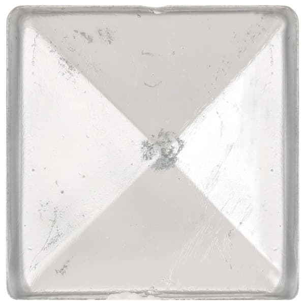 Stolphattar pyramid 6 st galvaniserad metall 91x91 mm