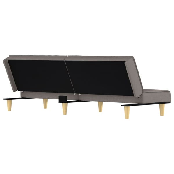 Bäddsoffa taupe tyg