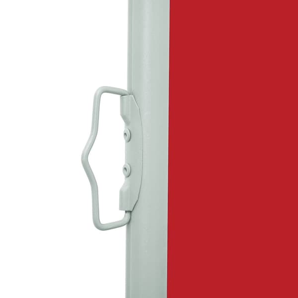 Infällbar sidomarkis 140x600 cm röd