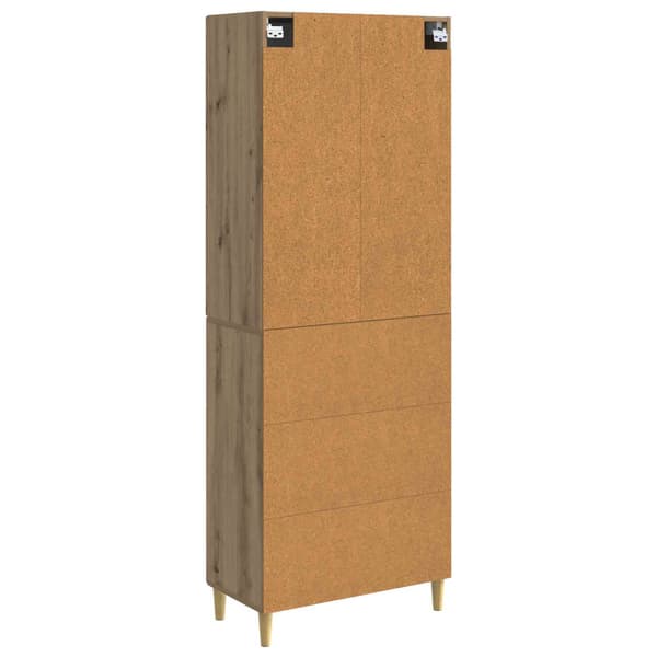 Skåpset 2 pcs Konstruerat trä