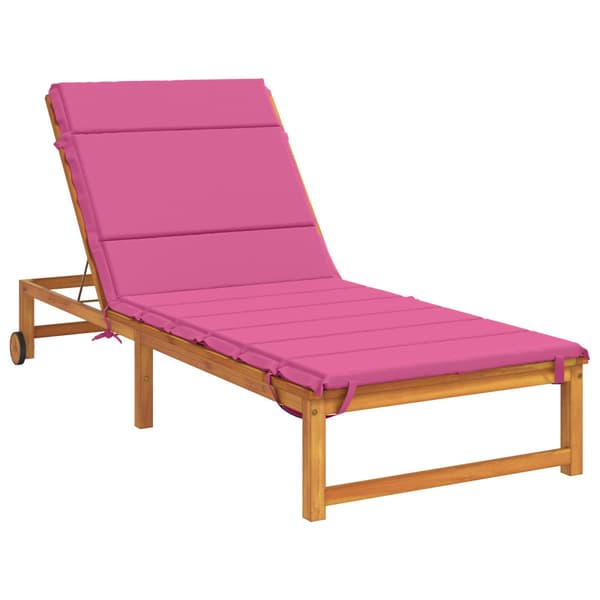 Solstol Kudde GEMERT 100% Polyester Rosa 200 x 80 x 3 cm