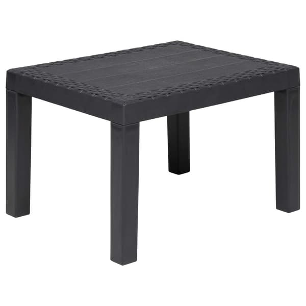 Lounge-set med kudde 3 pcs Antracit PP