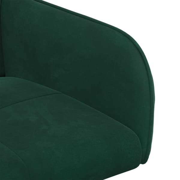 Matstolar 2 pcs Sammet Mörkgrön 59 x 56,5 x 86 cm