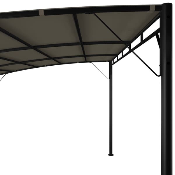 Paviljong 4x3x2,55 m taupe