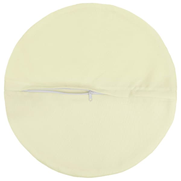 Kuddöverdrag 2 st HEERLEN Gräddvit Ø 60 cm Polyester