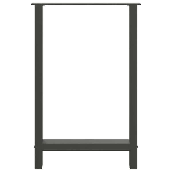 Barbordsben antracit 2 st 60x(90-91) cm stål