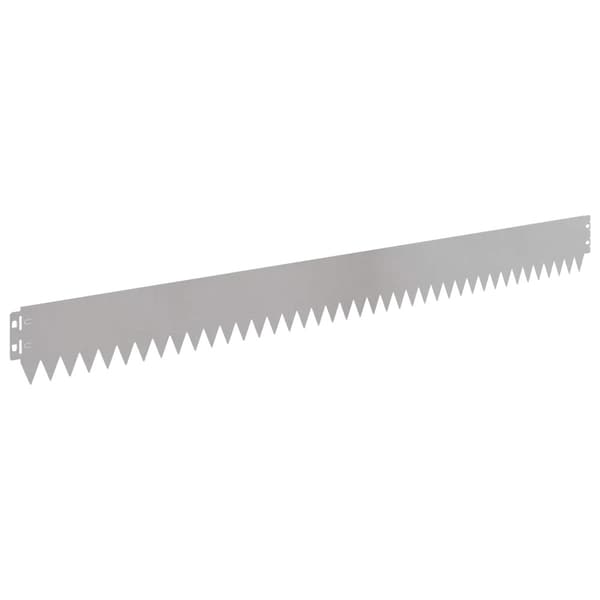 Kant för gräsmatta 30 pcs 103 x 10 cm Stål Silver