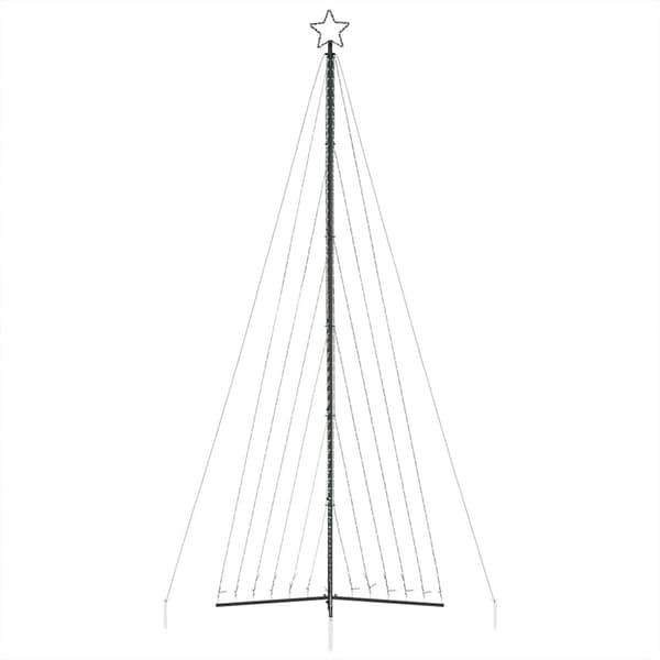 LED julgran 789 LEDs kallvit 476 cm