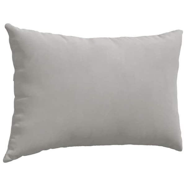 Sofakuddar 2 pcs Ljusgrå 60 x 40 cm tyg