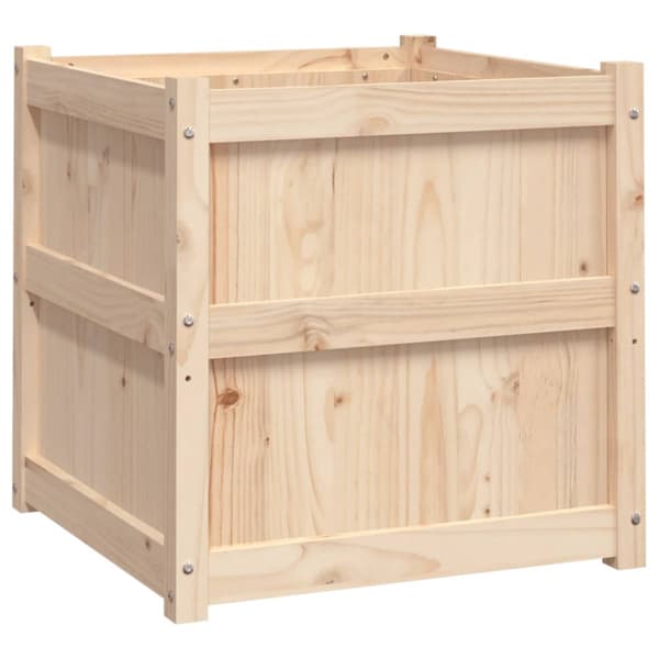 Odlingslåda 60x60x60 cm massiv furu