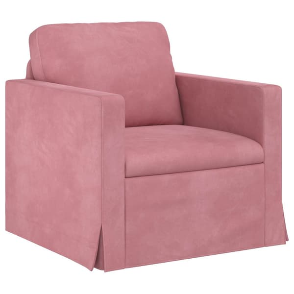 Soffset 2 pcs Rosa 228 x 78 x 80 cm Sammet