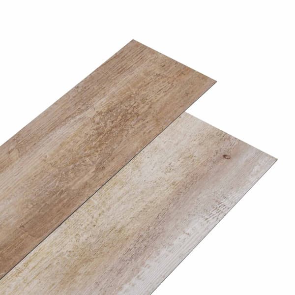 Golvplankor 36 pcs Brun 5,02 m² PVC