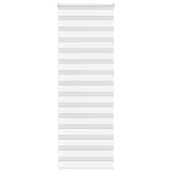 Rullgardin zebra vit 70x230 cm tyg bredd 65,9 cm polyester