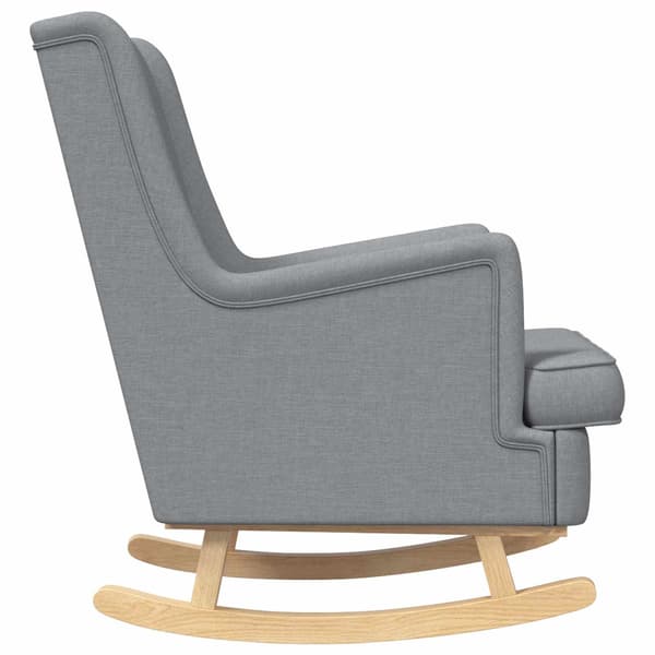 Gungstol Ljusgrå 62 x 80 x 85 cm tyg