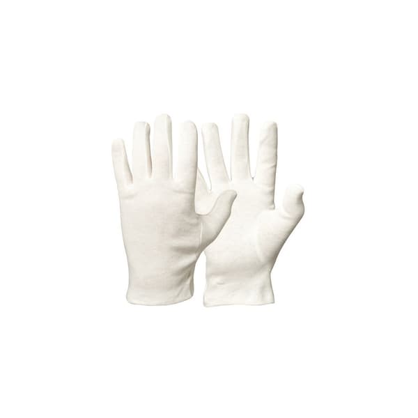 Textilhandske 0450 vit 26cm XL 12/fp