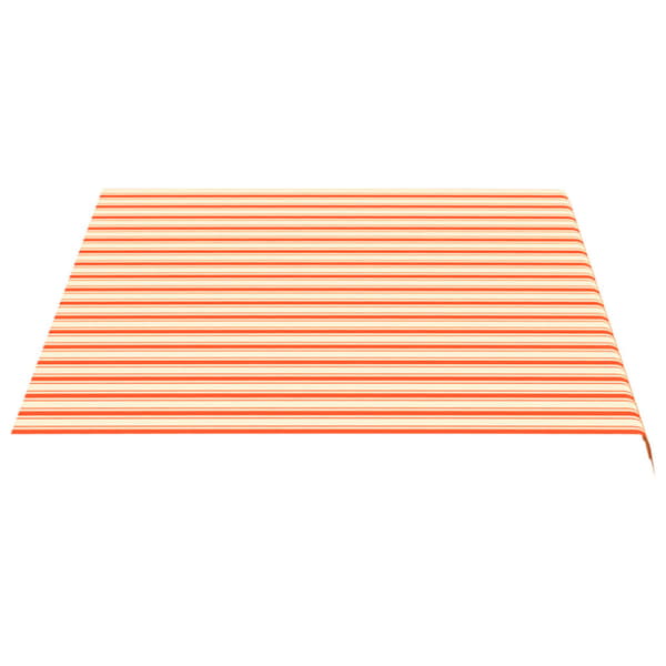 Markisväv gul och orange 4x3 m