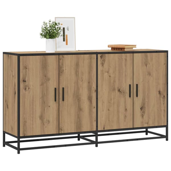 Sideboard Artisan-ek 134 x 35 x 76 cm Konstruerat trä