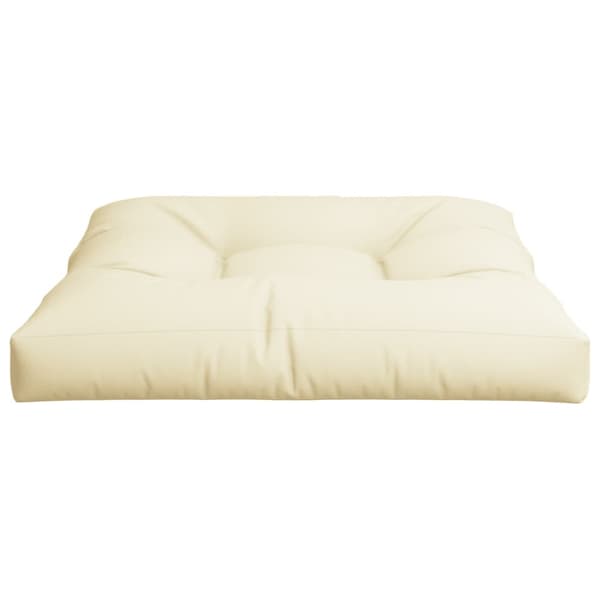 Palldyna gräddvit 70x70x12 cm tyg