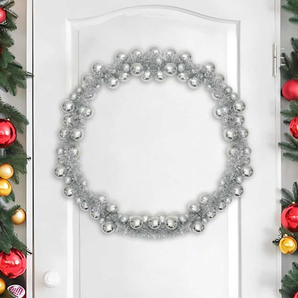 Julkulagirland Silver 186 cm Polystyren
