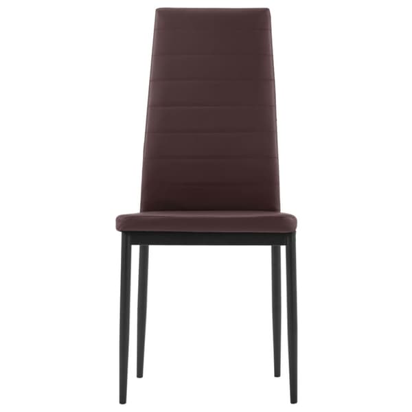 Matbord och stolar 7 delar brun
