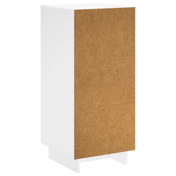 Sideboard Vit högglans 33,5 x 34,5 x 75 cm Konstruerat trä