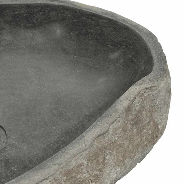Handfat flodsten oval (45-53)x(34-41) cm