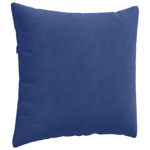 Sofakuddar 2 pcs Polisblå 45 x 45 cm Kordread tyg
