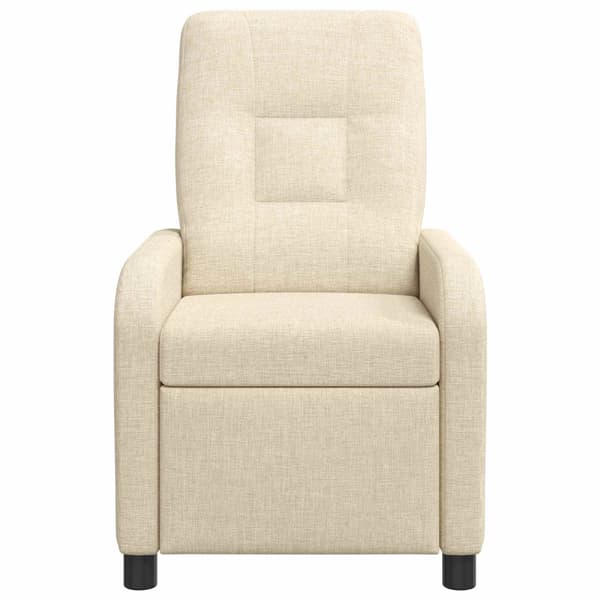 Recliner Gräddvit Tyg