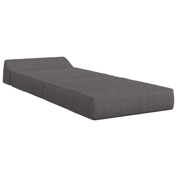 Fällbar Soffbed Mörkgrå 60 x 70 x 41 cm Tyg