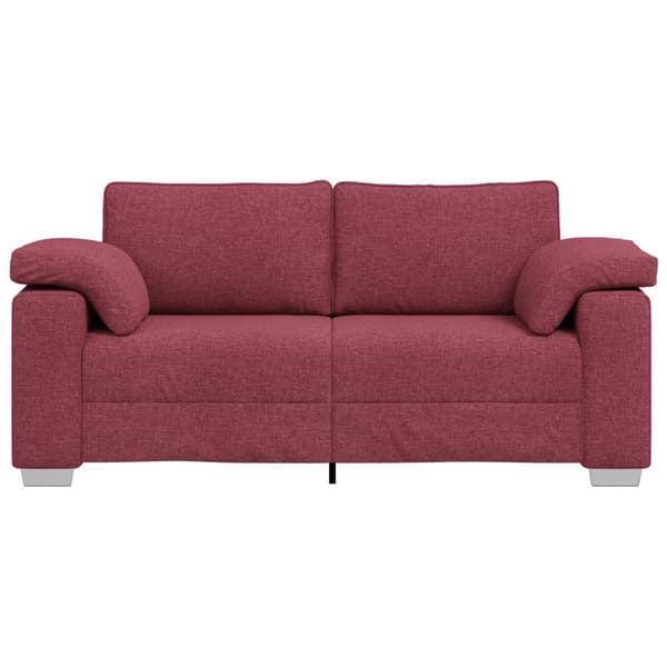 Tvåsitssoffa Vinröd 180 cm tyg
