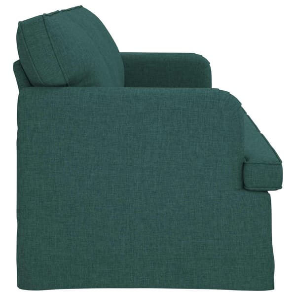 Soffa Mörkgrön 201 x 80 x 85 cm tyg