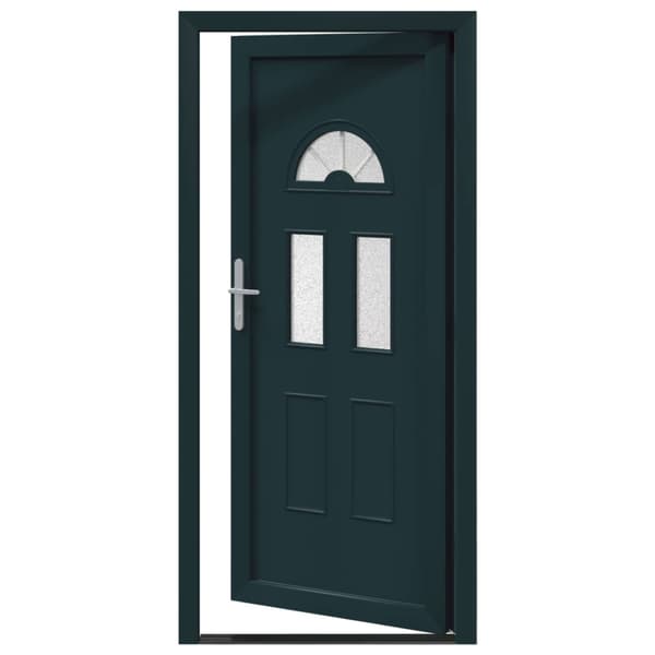 Framdörr Antracit 98 x 198 cm PVC