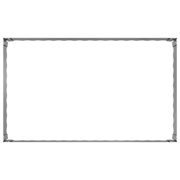 Kant för gräsmatta 100 x 60 x 35 cm Stål Silver