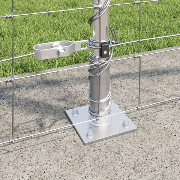 Stängselstolpe Galvaniserad 50 x 1,2 m Stål