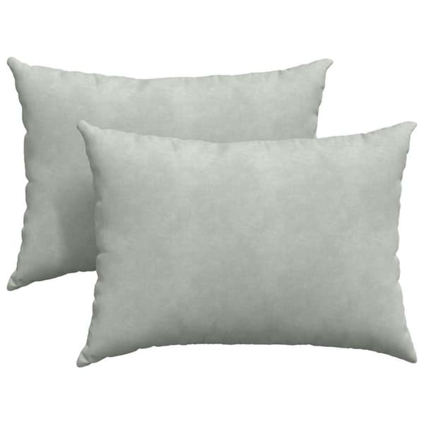 Sofakuddar 2 pcs Ljusgrå 70 x 50 cm Kordread tyg