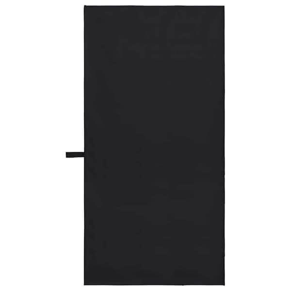 Sporthanddukar 2 pcs Svart 100 x 50 cm Polyester och polyamid