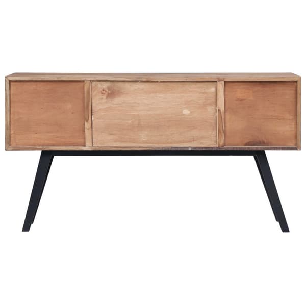 Sidoskåp 110x30x75 cm massiv teak