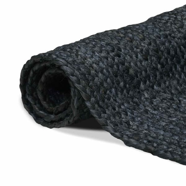 Områdesmattor Rektangulär Mörkgrå 80 x 400 cm Jute