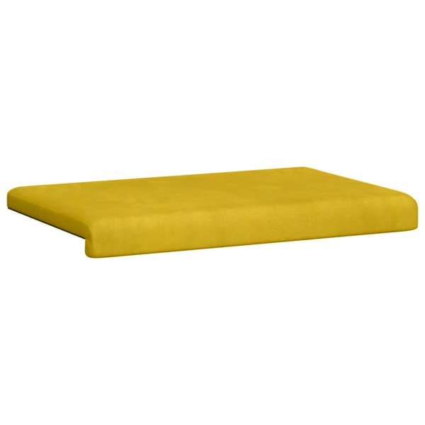 Bänk kudde Sammet (V) Gul Djup 35 cm