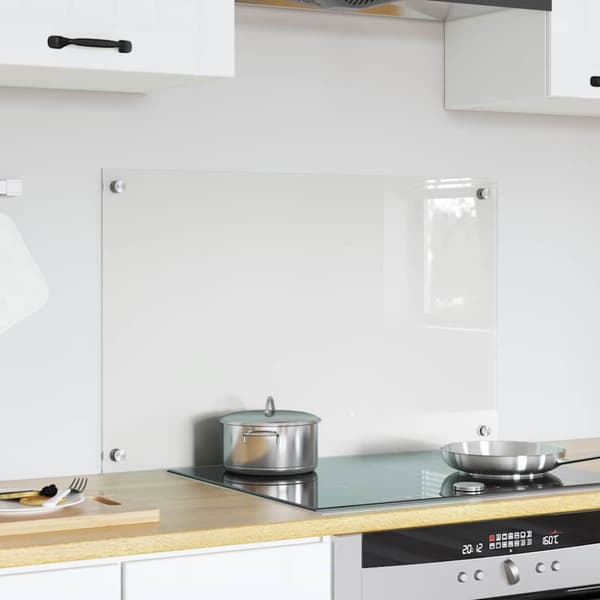 Köksskydd Transparent 80 x 50 cm härdat glas
