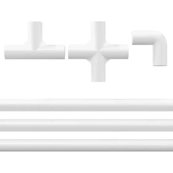 PVC Rör 29 pcs Vit PP och PE